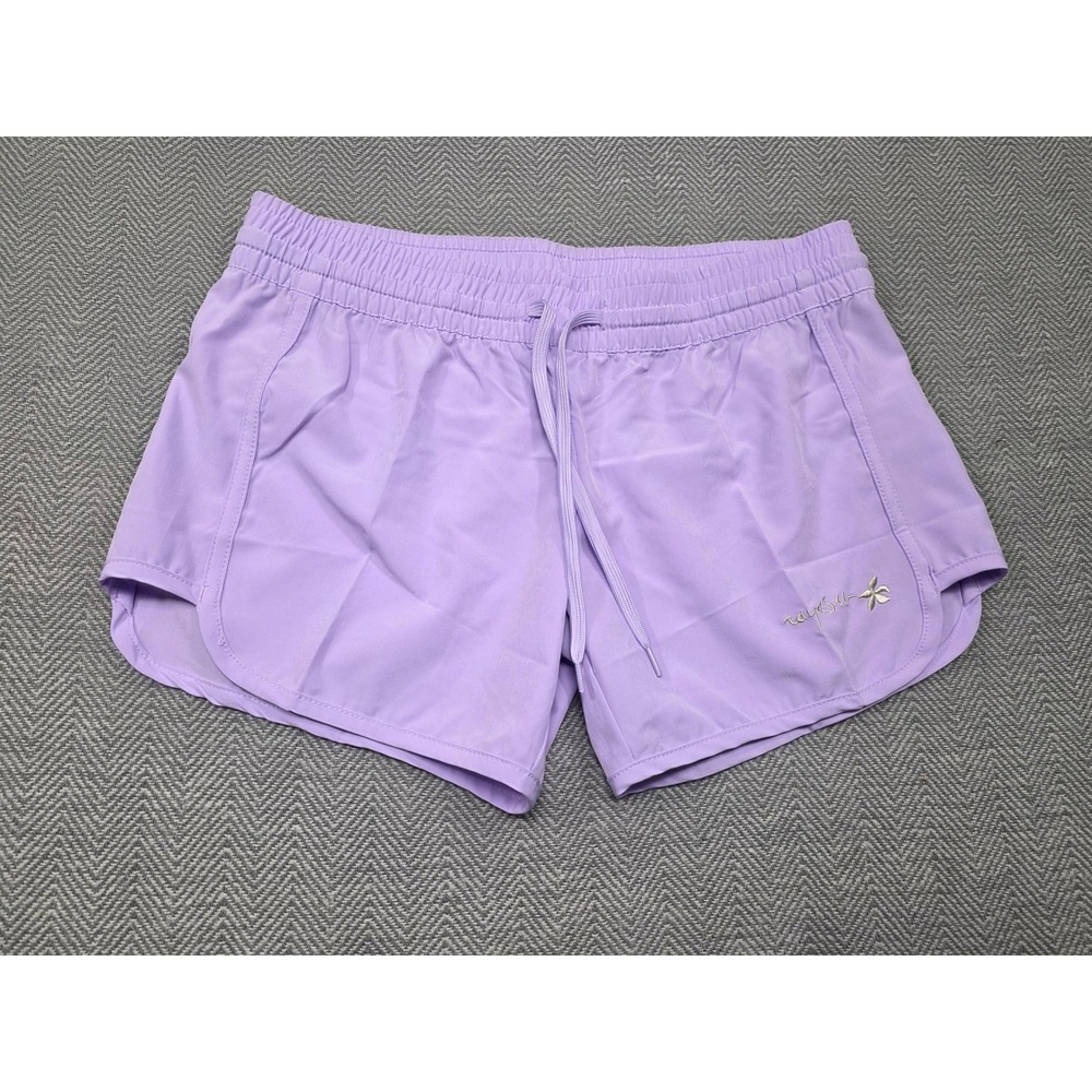 Raya Sun Womens Purple Dolphin Hem Athletic Running Shorts Size S Small Lavender - Picture 2 of 11
